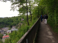 Walking trails on Mönchsberg