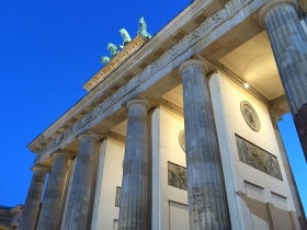 The iconic Branderburg Tor in Berlin