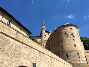 Urbino, a walled town in the Marche region of Italy